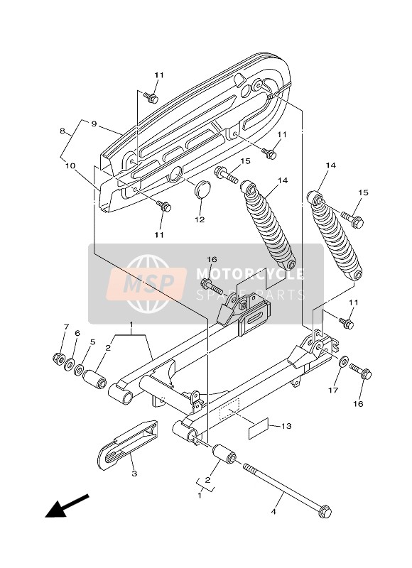 Brazo trasero & Suspensión